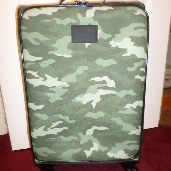pink brand suitcase
